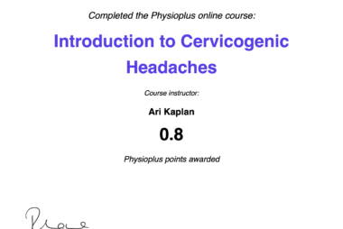 Introduction to Cervicogenic Headaches - Trent Renshaw